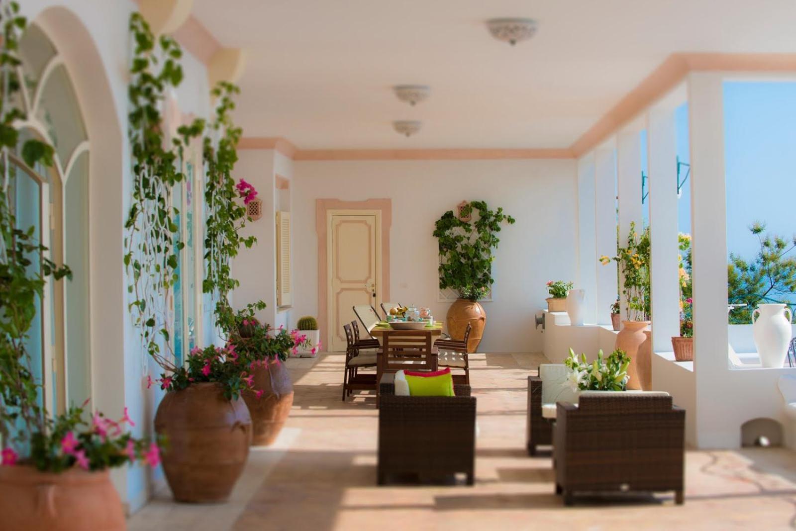 Villa Santa Chiara Positano Suites Exterior foto